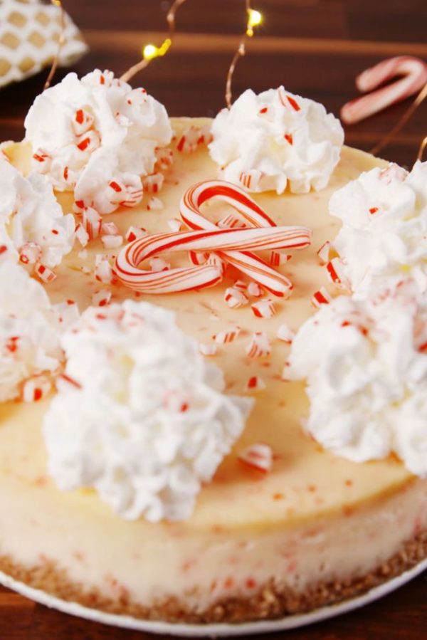 Candy Cane Cheesecake – HolidayCooks.com
